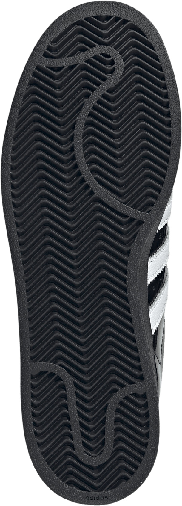 adidas Men's Superstar II Shoes - Shiny Black/White - View 3