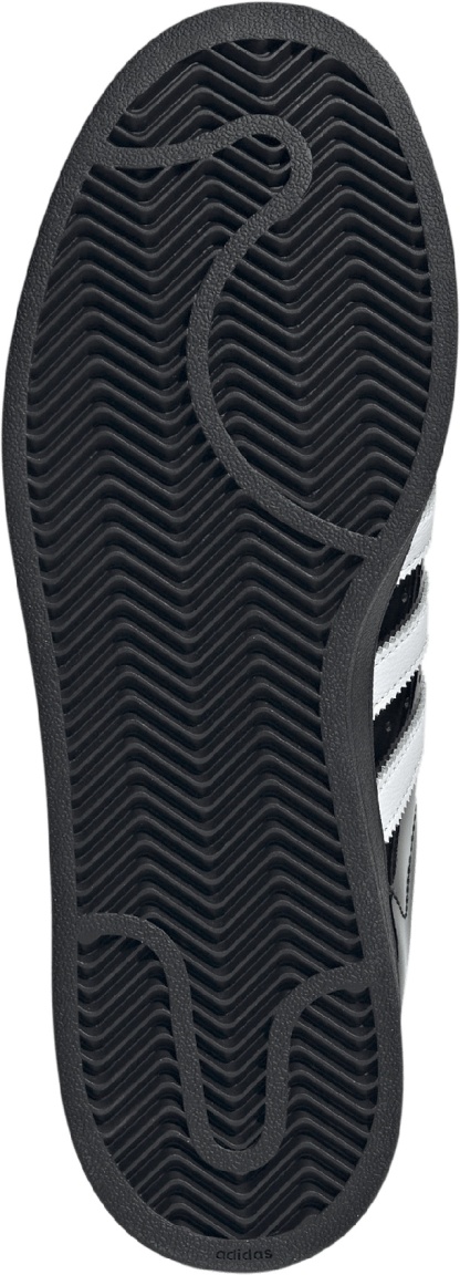 adidas Men's Superstar II Shoes - Shiny Black/White - View 3