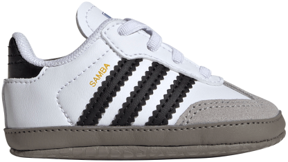 adidas Toddler Samba OG Shoes - White/Black/Clear Granite - View 1