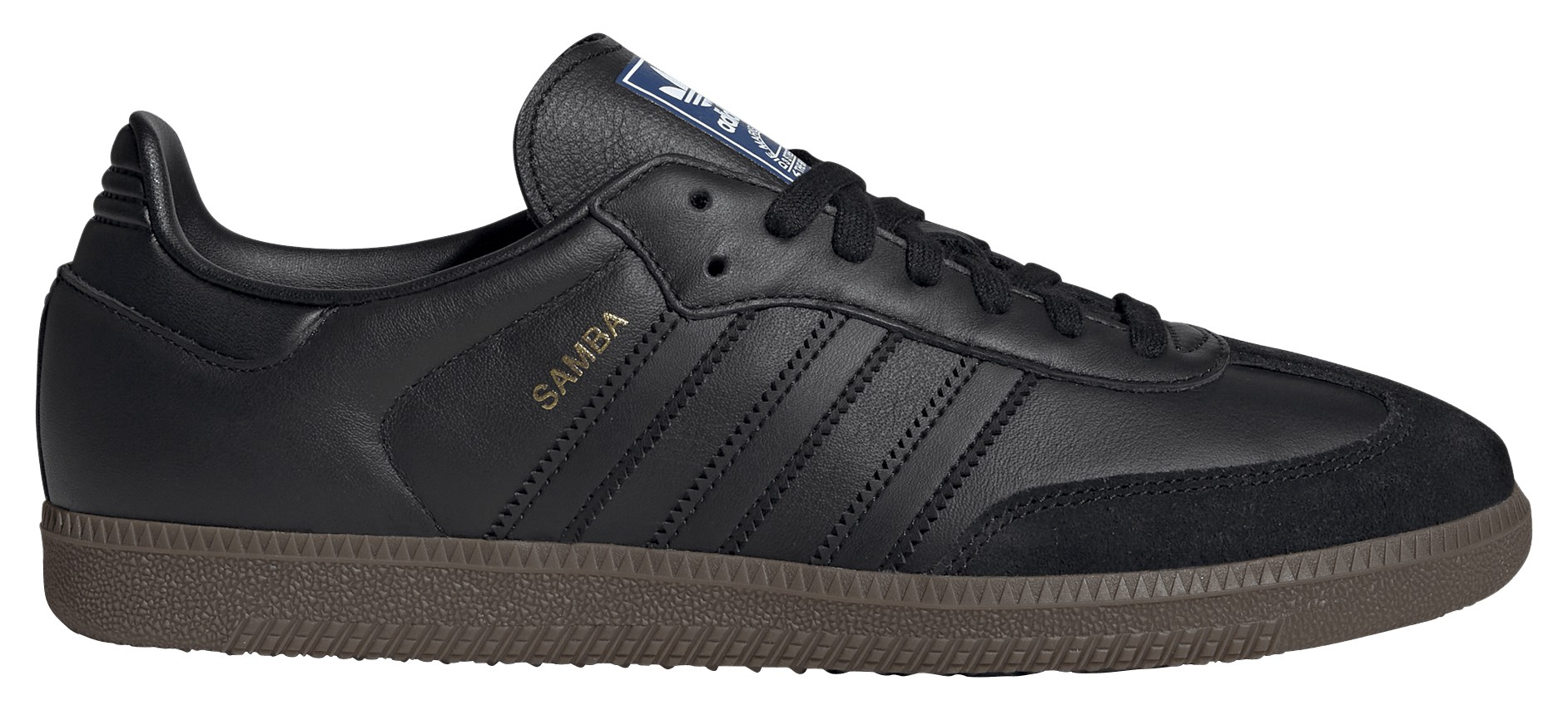 adidas Samba OG Shoes - Black/Gum - View 1