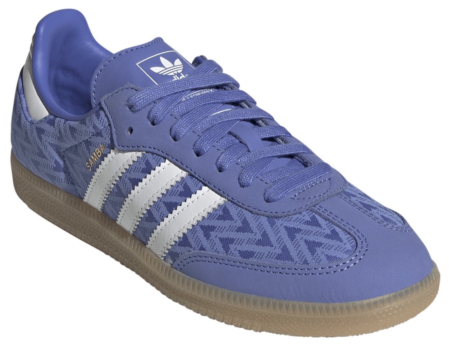 adidas Women's Samba OG Shoes - Real Lilac/Ftwr White/Gold Met - View 6