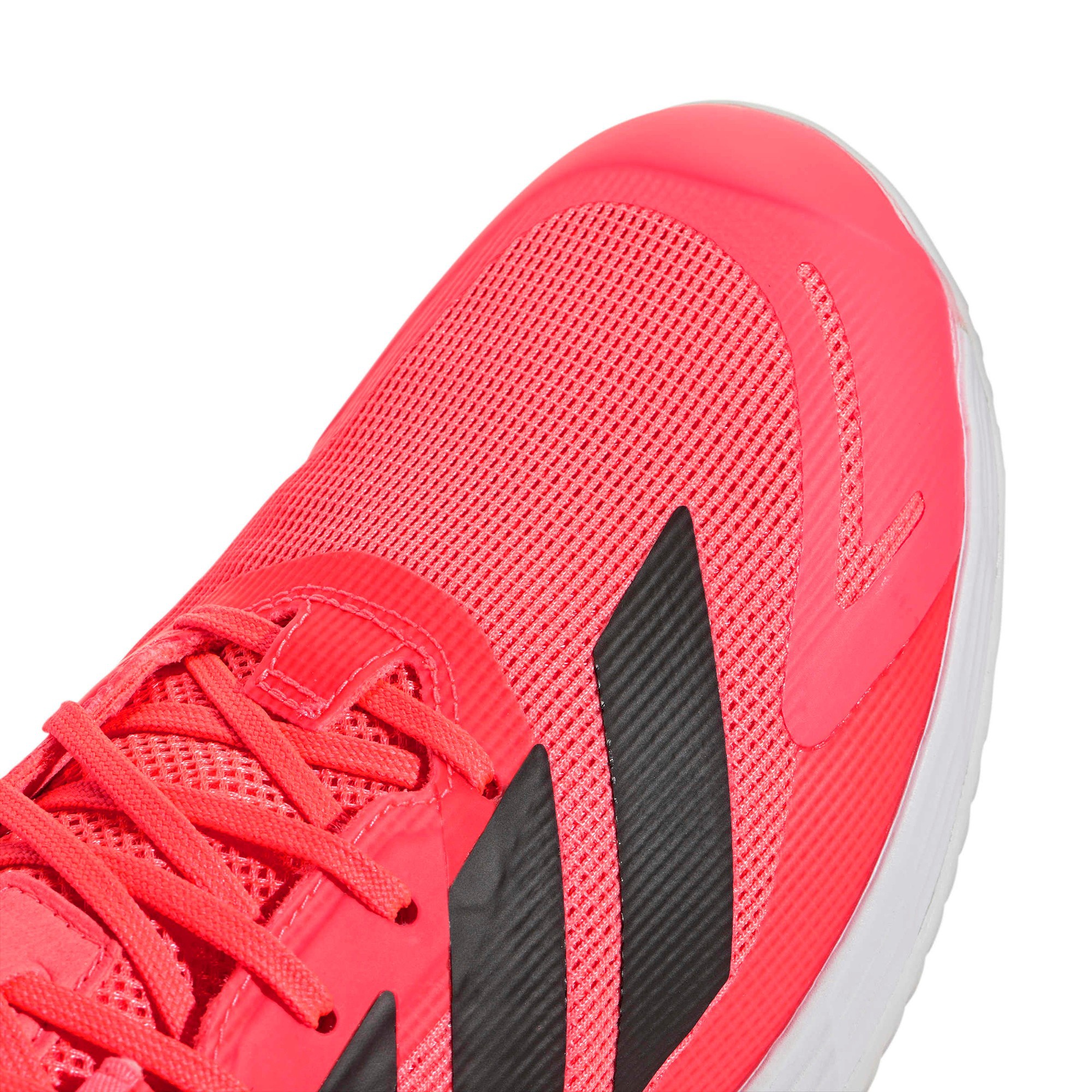 adidas Men's Defiant Speed 2 Tennis Shoes - Solar Turbo/Core Black/White - View 2