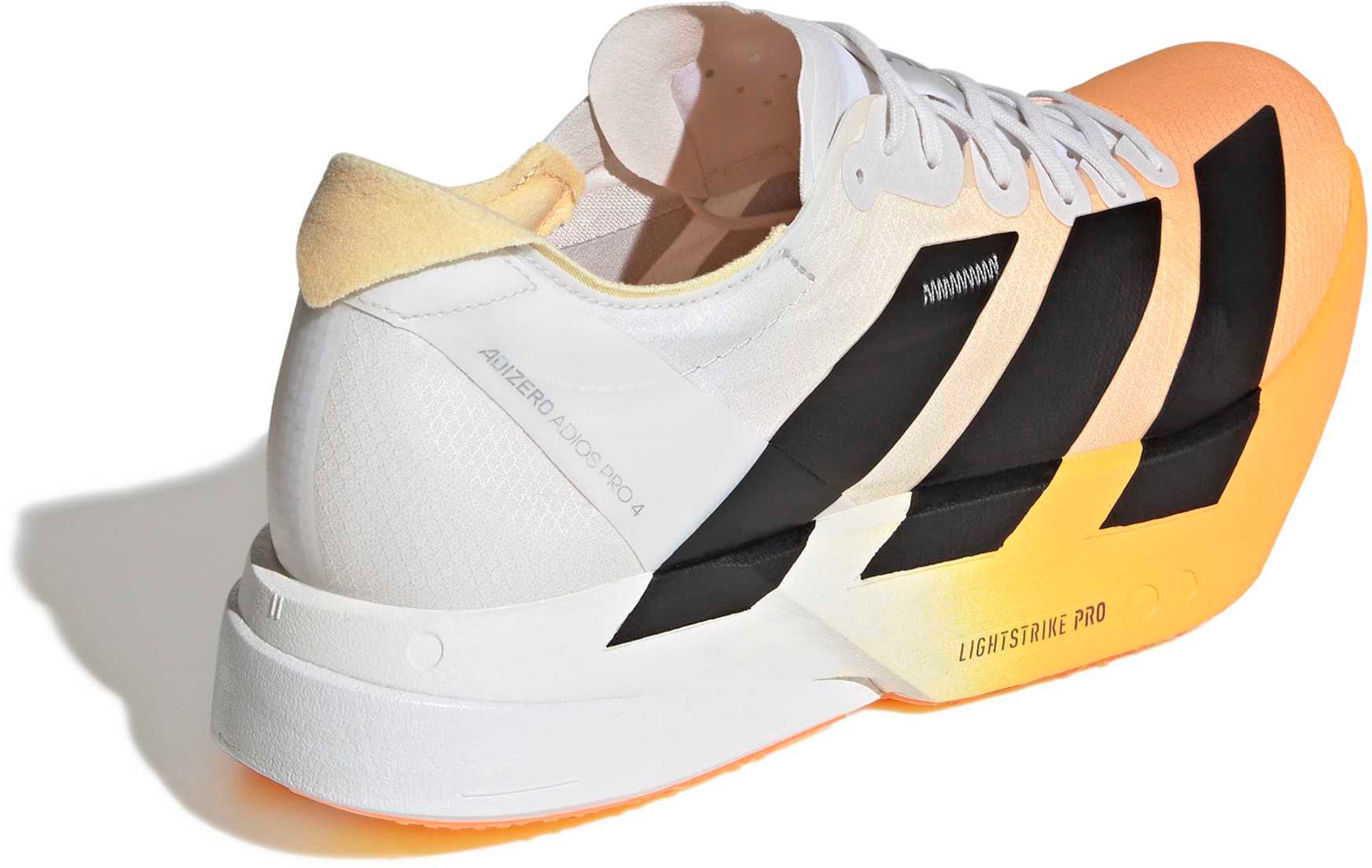 adidas Men's Adizero Adios Pro 4 Running Shoes - Lucid Tangerine/Black/Crystal - View 6