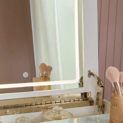 【🎁Limit Discounts】Odethtssa Lift-top Vathtnity with LED Ligththted Mirror