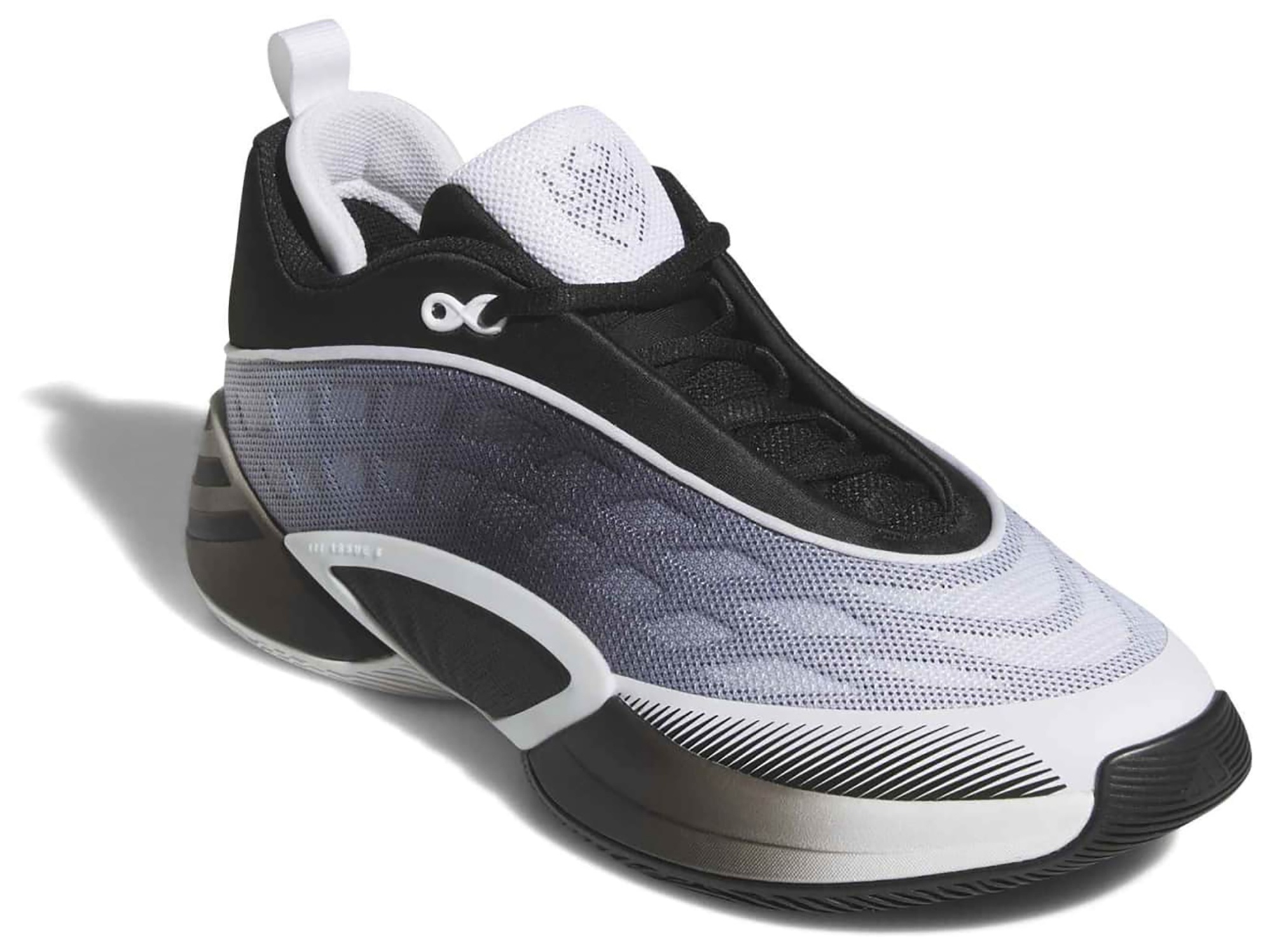 adidas D.O.N. Issue #8 Basketball Shoes - Ftwr White/Core Black/Ftwr White - View 6