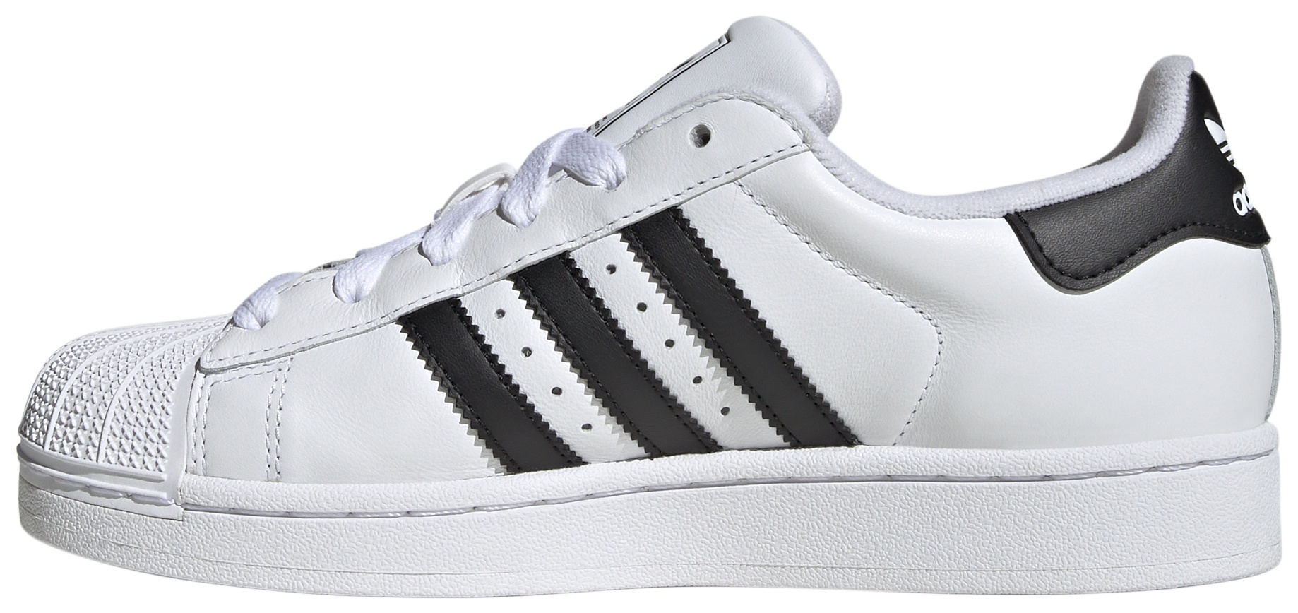 adidas Women's Superstar II Shoes - White/Black/White - View 10