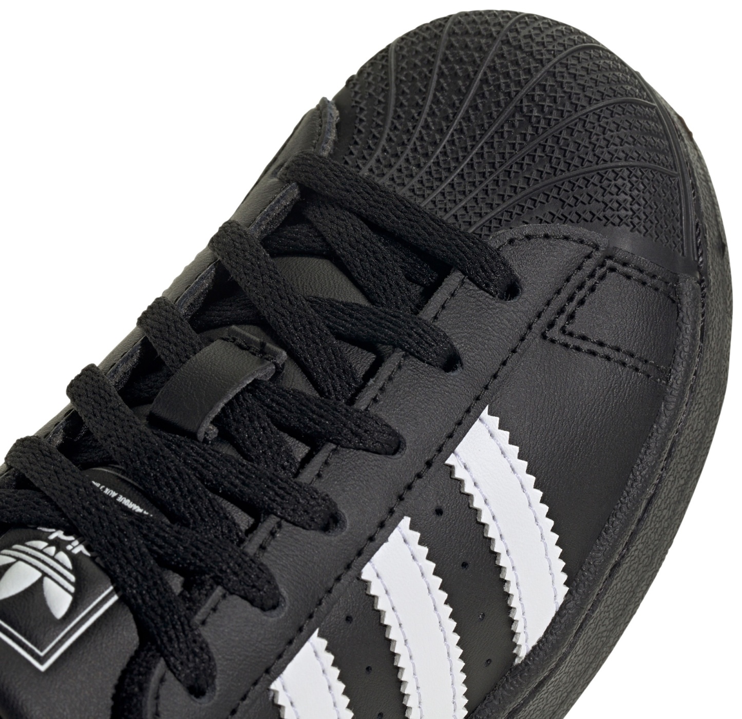 adidas Kids' Preschool Superstar II Shoes - Black/White - View 4