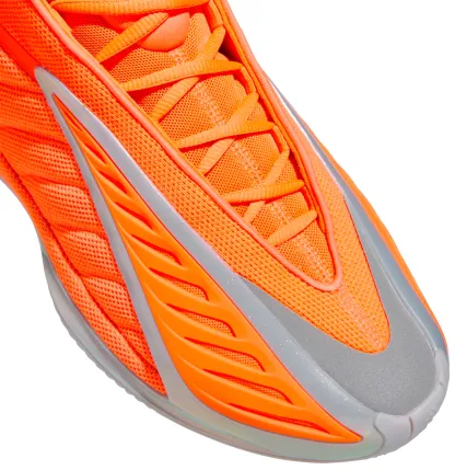 adidas Anthony Edwards 2 'All-Star' Basketball Shoes - Lucid Orange/Silver/Grey - View 7