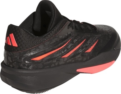 adidas Adult Crazy Energy Shoes - Core Black/Solar Turbo/Core Black - View 5