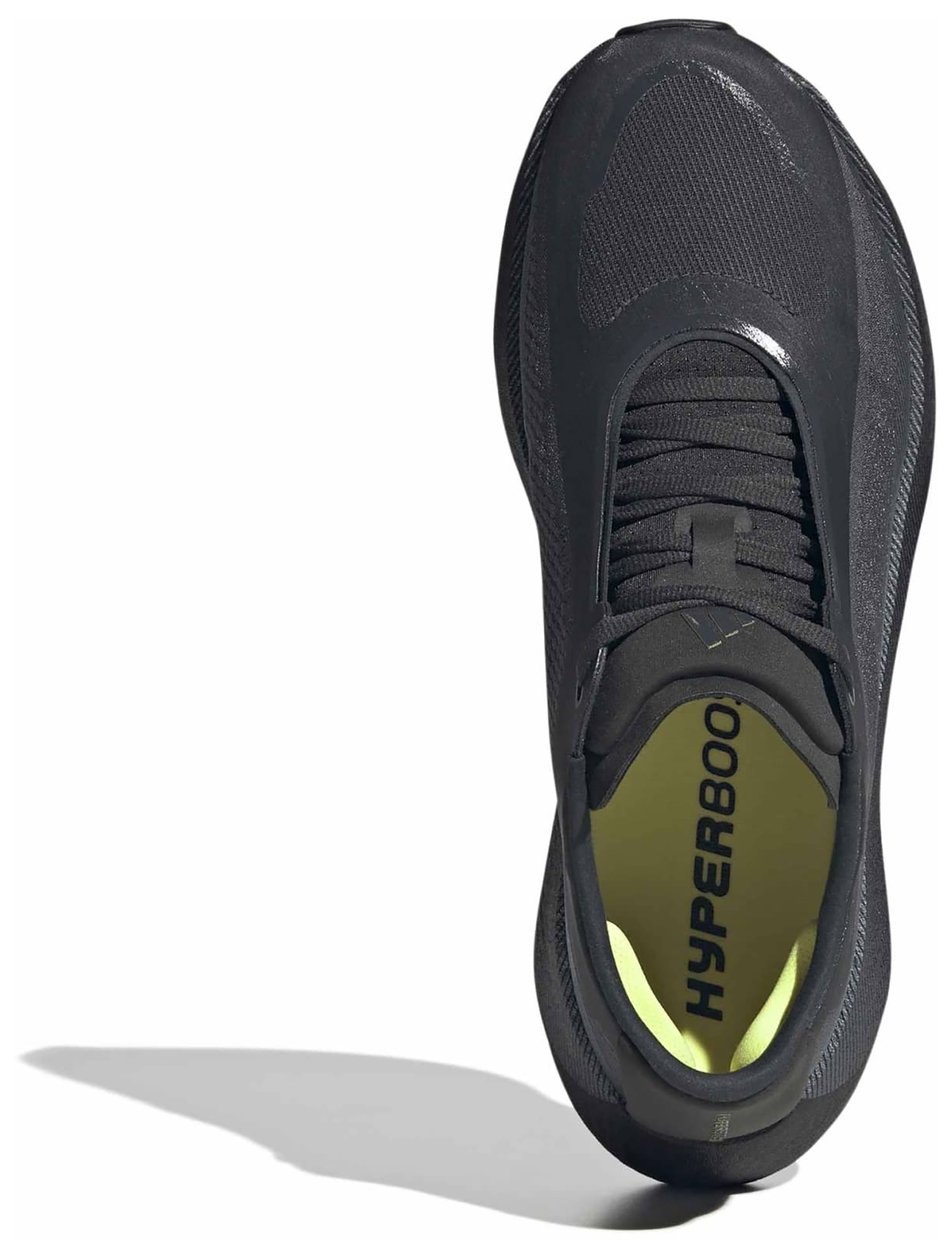 adidas Men's Hyperboost Edge Running Shoes - Carbon/Hi-res Yellow/Grey Five - View 3