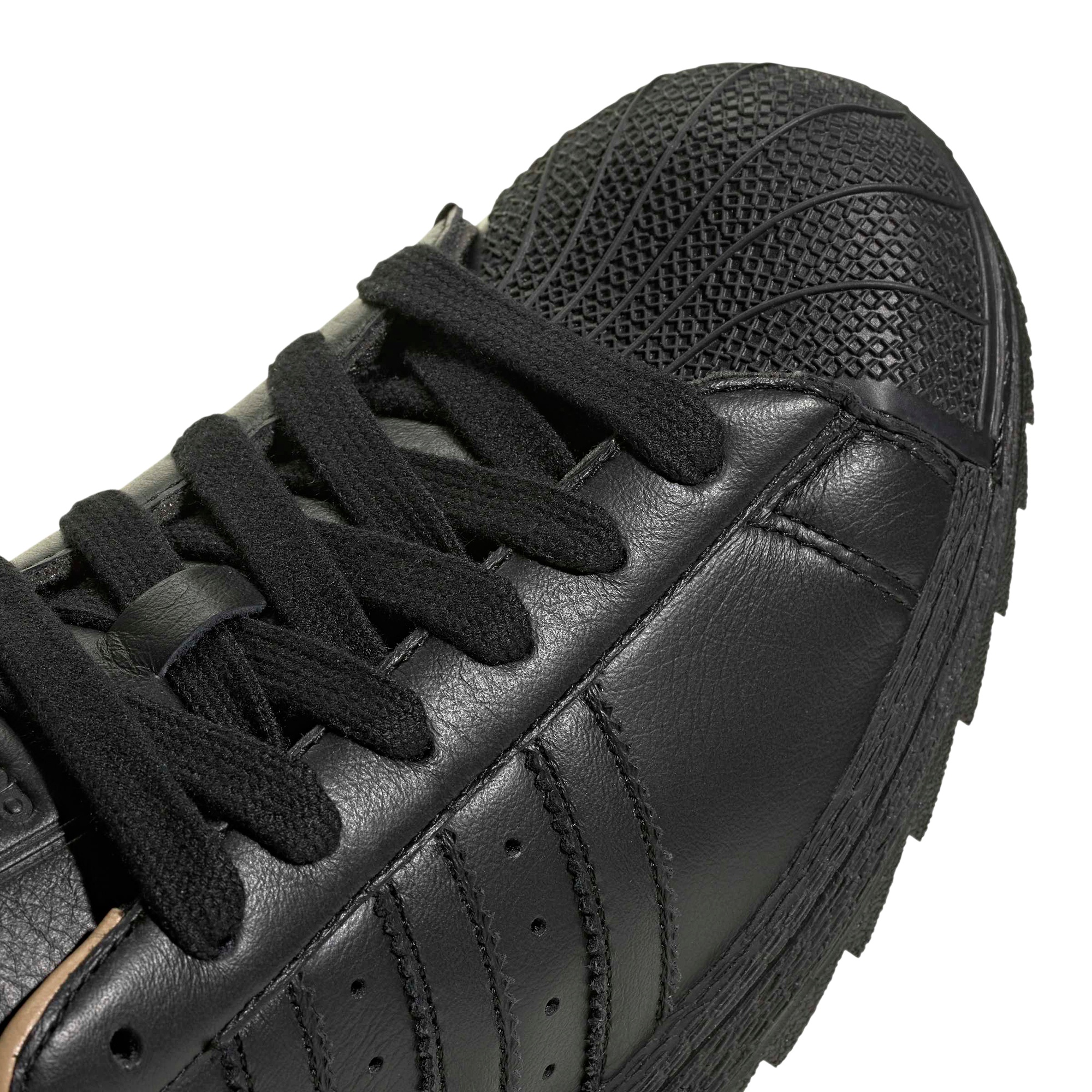 adidas Men's Superstar II Shoes - Ripple Black - View 7