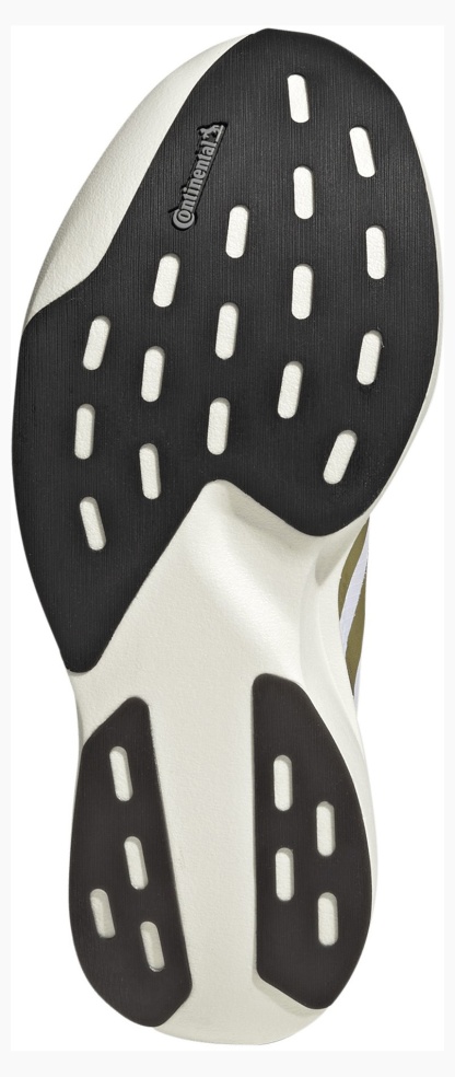 adidas Women's Adizero EVO SL Running Shoes - White/Matte Gold/Black - View 3