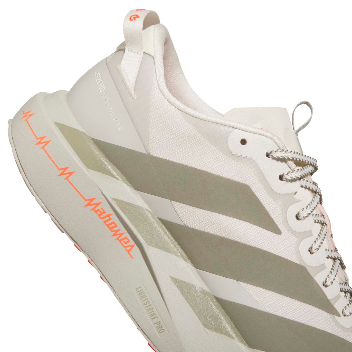 adidas Men's Adizero EVO SL ATR Running Shoes - Alumina/Clay/Solar Red - View 8