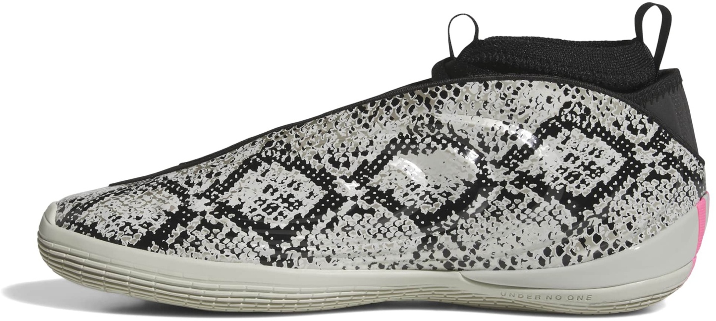 adidas Harden Volume 10 Basketball Shoes - Core Black/Screaming Green/Core Black - View 5
