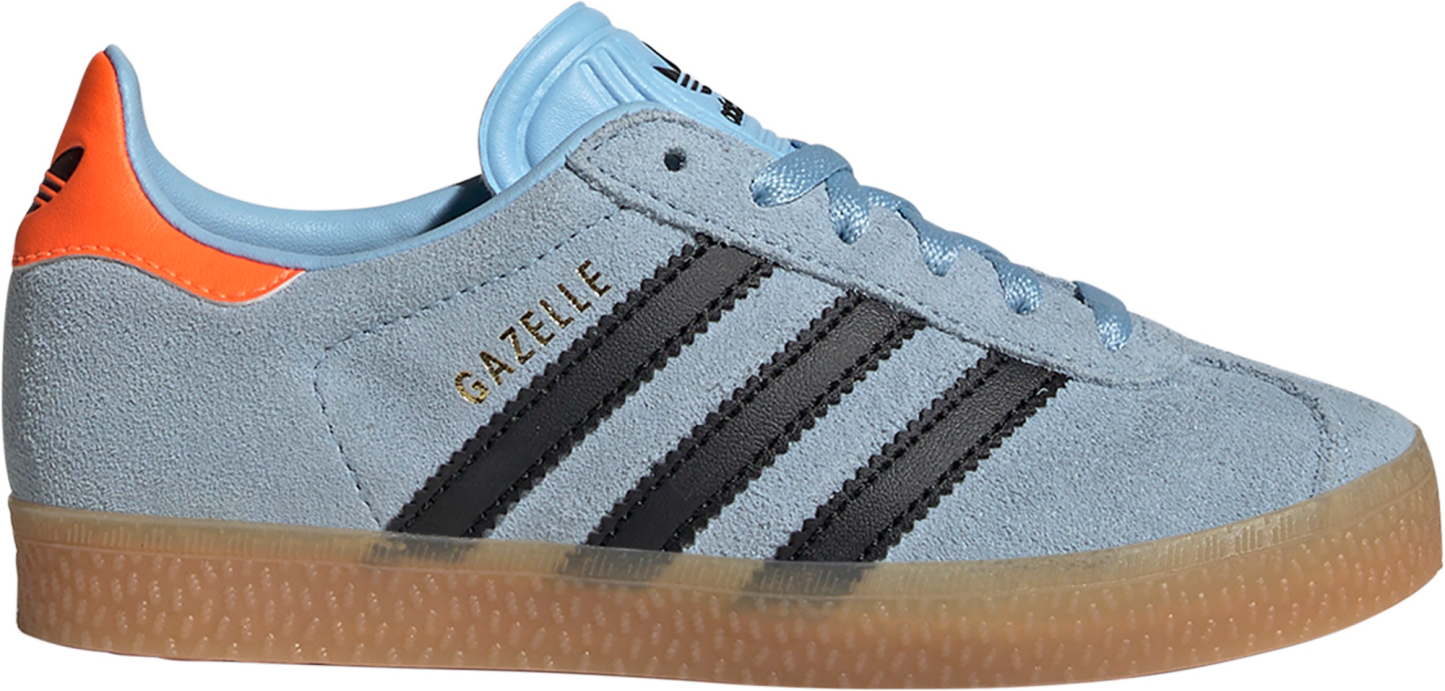 adidas Kids' Preschool Gazelle Shoes - Sky Blue/Black - View 1