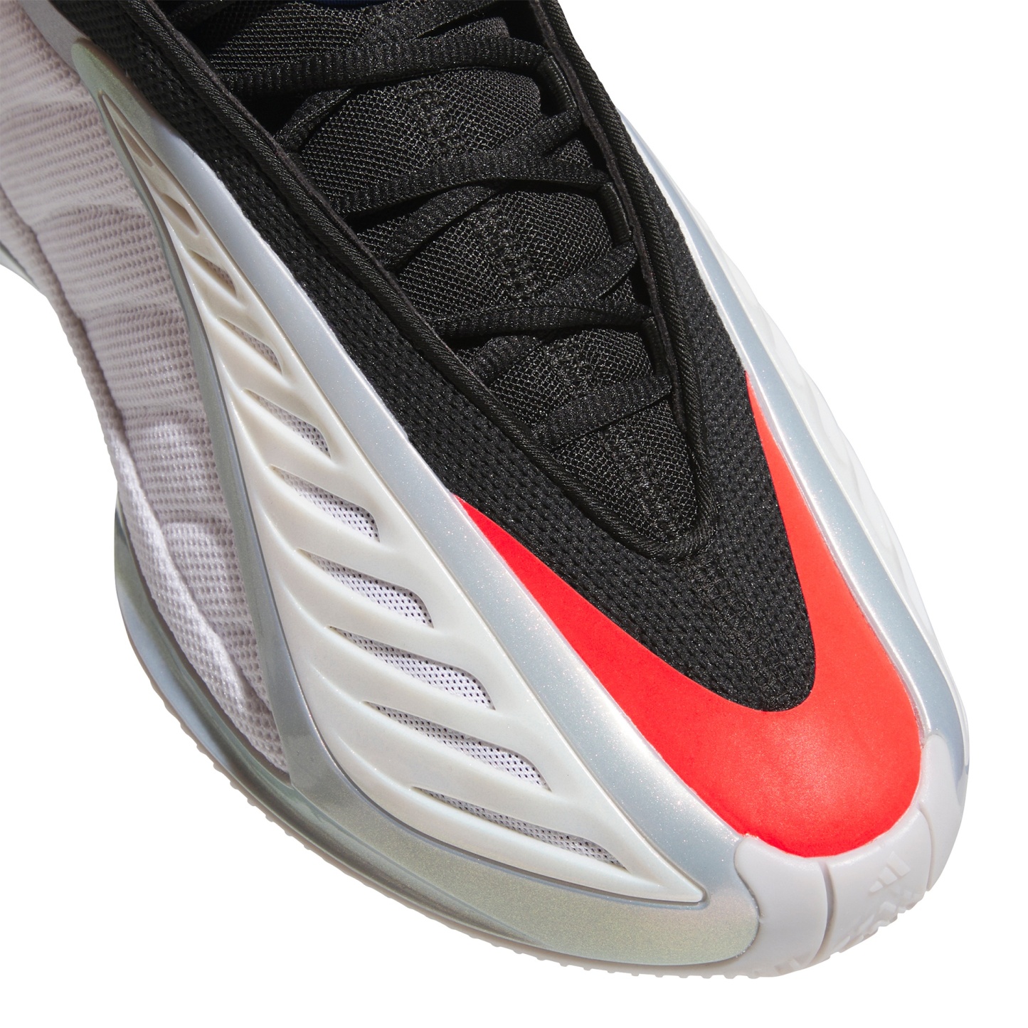 adidas Anthony Edwards 2 'Future Icon' Basketball Shoes - White/Lucid Red/Silver - View 9