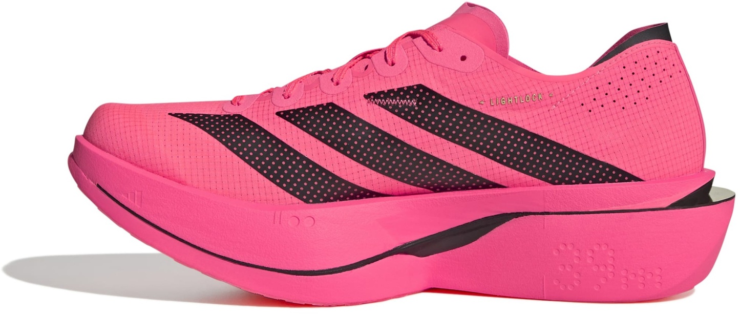 adidas Men's Adizero Adios Pro 5 Running Shoes - Solar Turbo/Black/Lucid Red - View 8