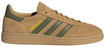 adidas Men's Handball Spezial Shoes - Golden Beige/Olive/Gum - View 1