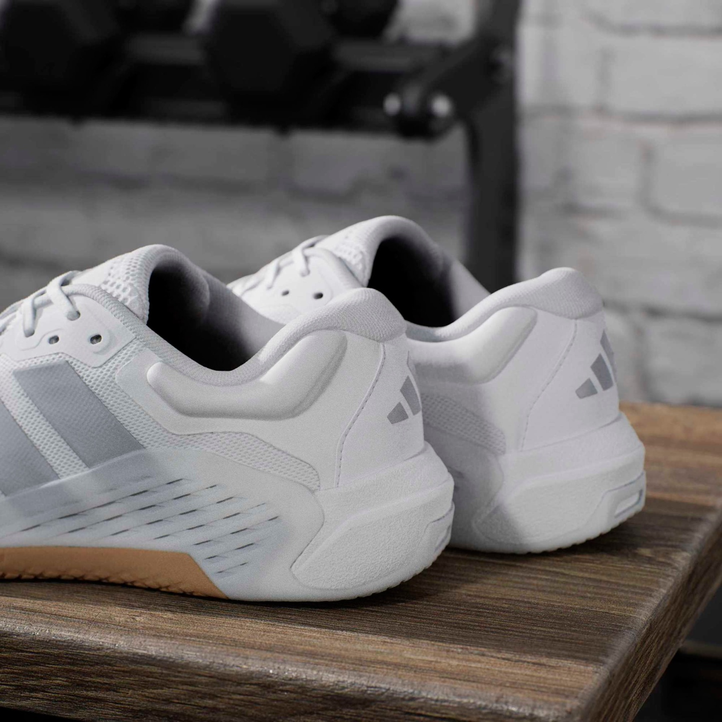adidas Men's Dropset 4 Training Shoes - Ftwr White/Halo Silver/Ftwr White - View 9
