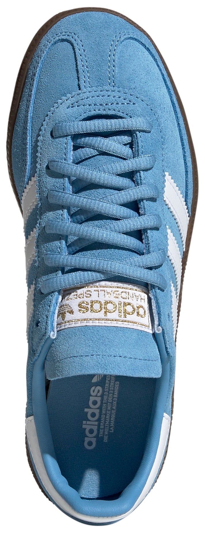 adidas Kids' Grade School Handball Spezial Shoes - White/Blue - View 2