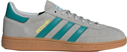 adidas Men's Handball Spezial Shoes - Grey/Pure Teal/Gold Met - View 1
