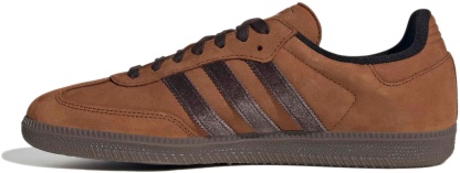 adidas Samba OG Shoes - Nubuck Brnz/Coffee - View 4