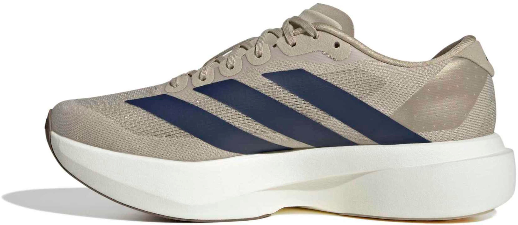 adidas Men's Adizero EVO SL Running Shoes - Khaki/Night Indigo/Khaki - View 4