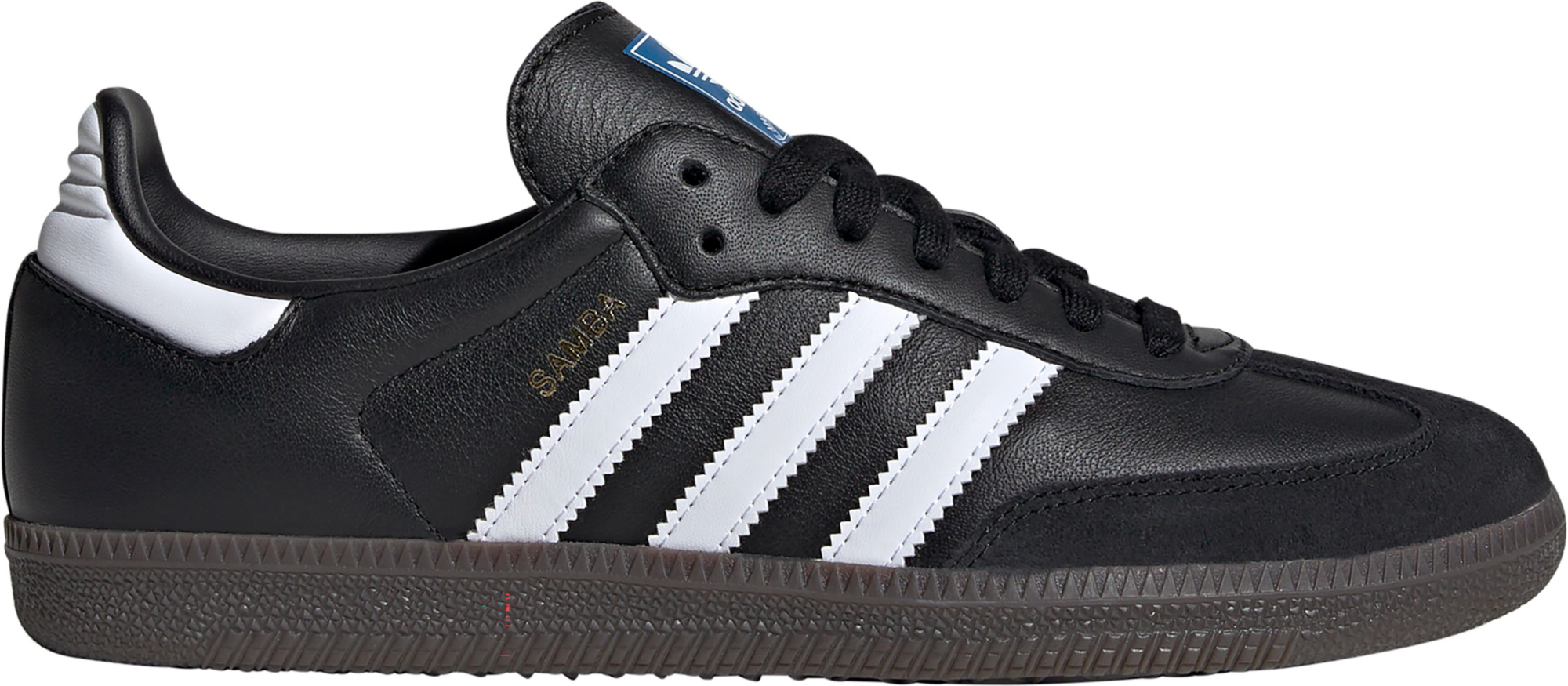 adidas Women's Samba OG Shoes - Black/White/Gum - View 1