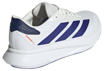 adidas Men's Duramo SL 2 Running Shoes - White/Lucid Blue/Dark Blue - View 6