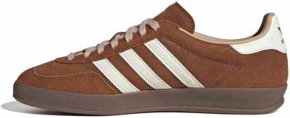 adidas Men's Gazelle Indoor Shoes - Oil Brnz/Wht - View 4