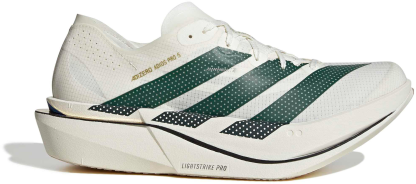 adidas Men's Adizero Adios Pro 5 Running Shoes - Off White/Collegiate Green/Team Royal Blue - View 1