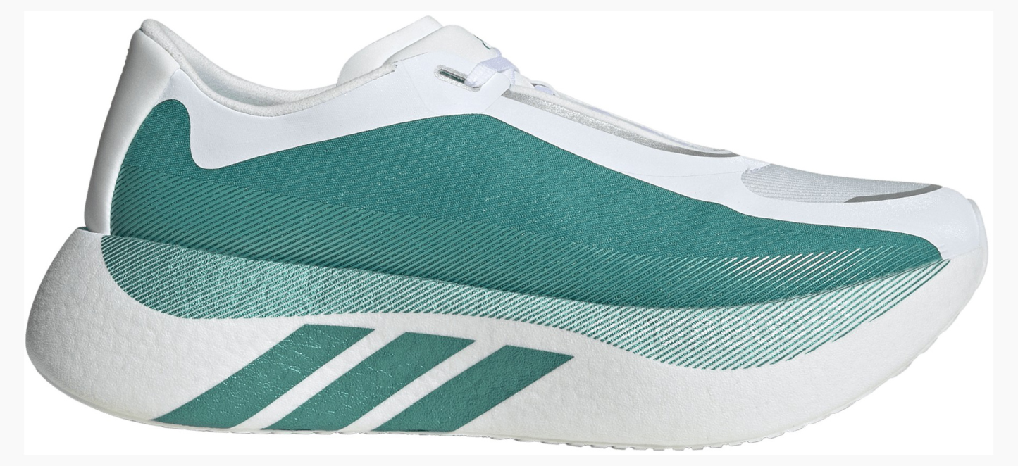 adidas Men's Hyperboost Edge Running Shoes - White/Green/Metallic - View 1
