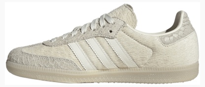 adidas Women's Samba OG Shoes - Off White/Off White/Crystal Linen - View 4