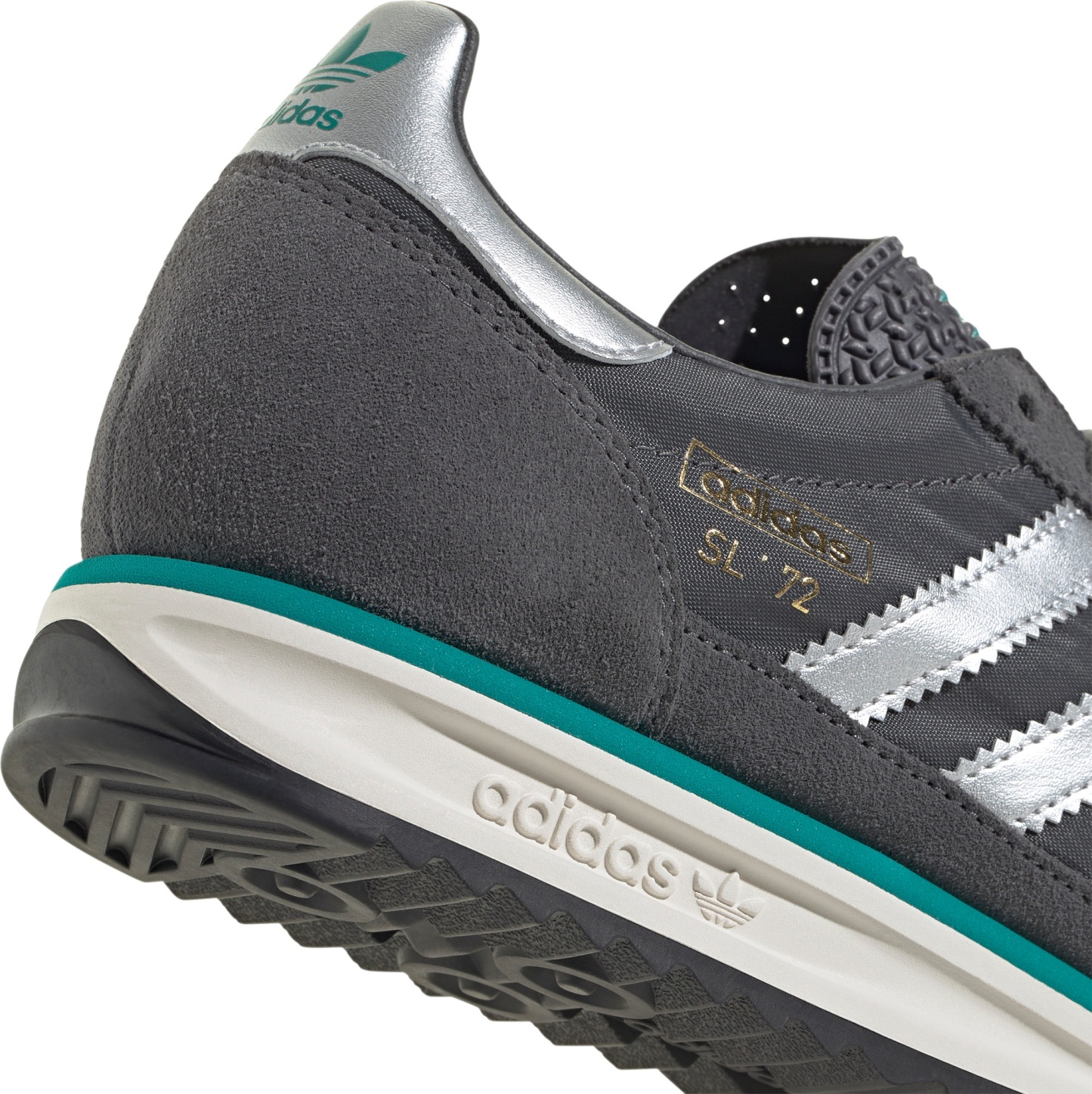 adidas Men's SL 72 RS Shoes - Grey/Metallic Silver - View 8