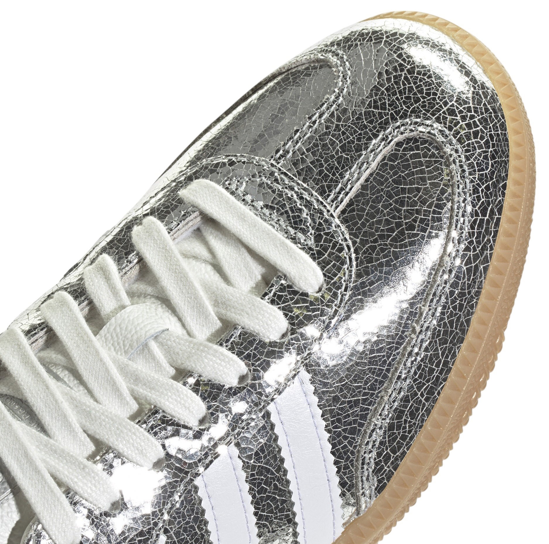 adidas Women's Samba OG Shoes - Silver/Silver - View 2