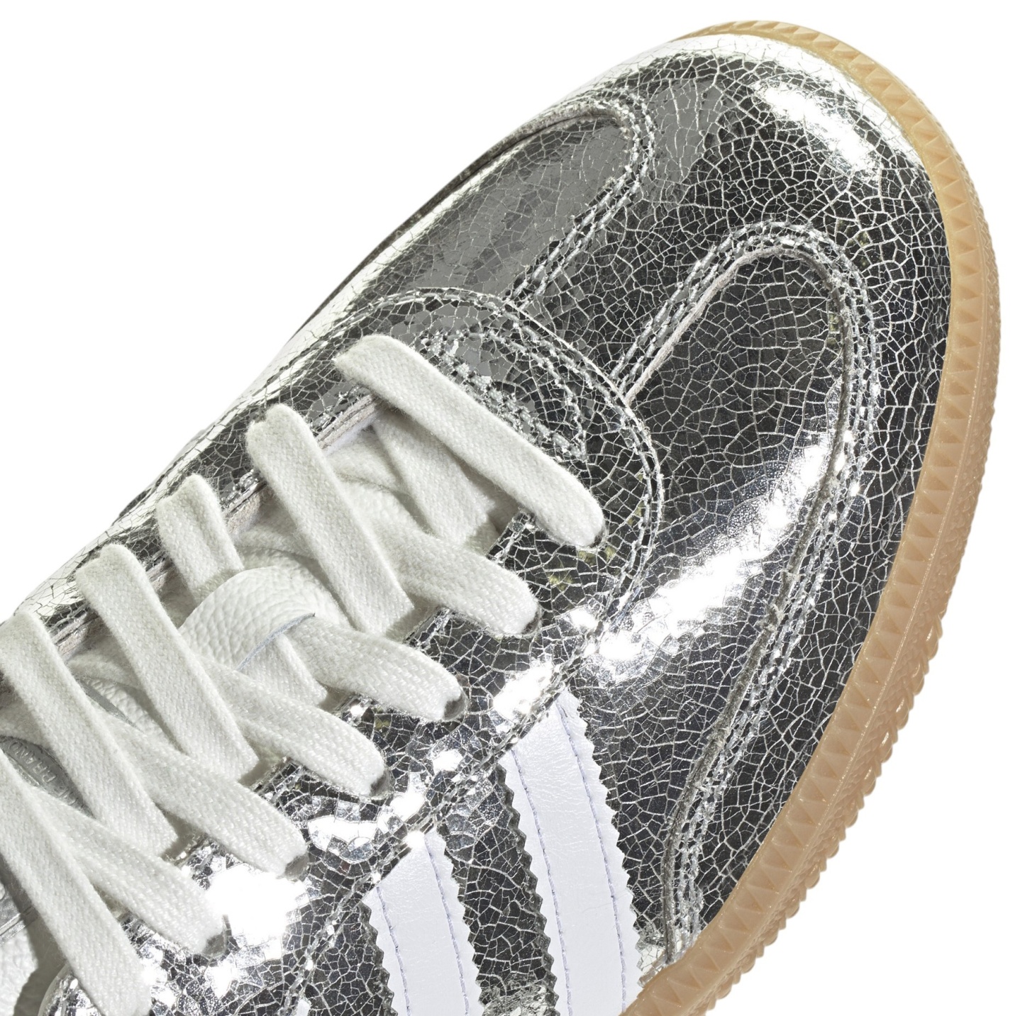 adidas Women's Samba OG Shoes - Silver/Silver - View 2