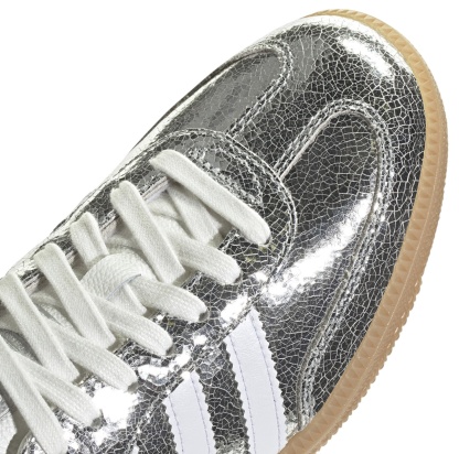 adidas Women's Samba OG Shoes - Silver/Silver - View 2