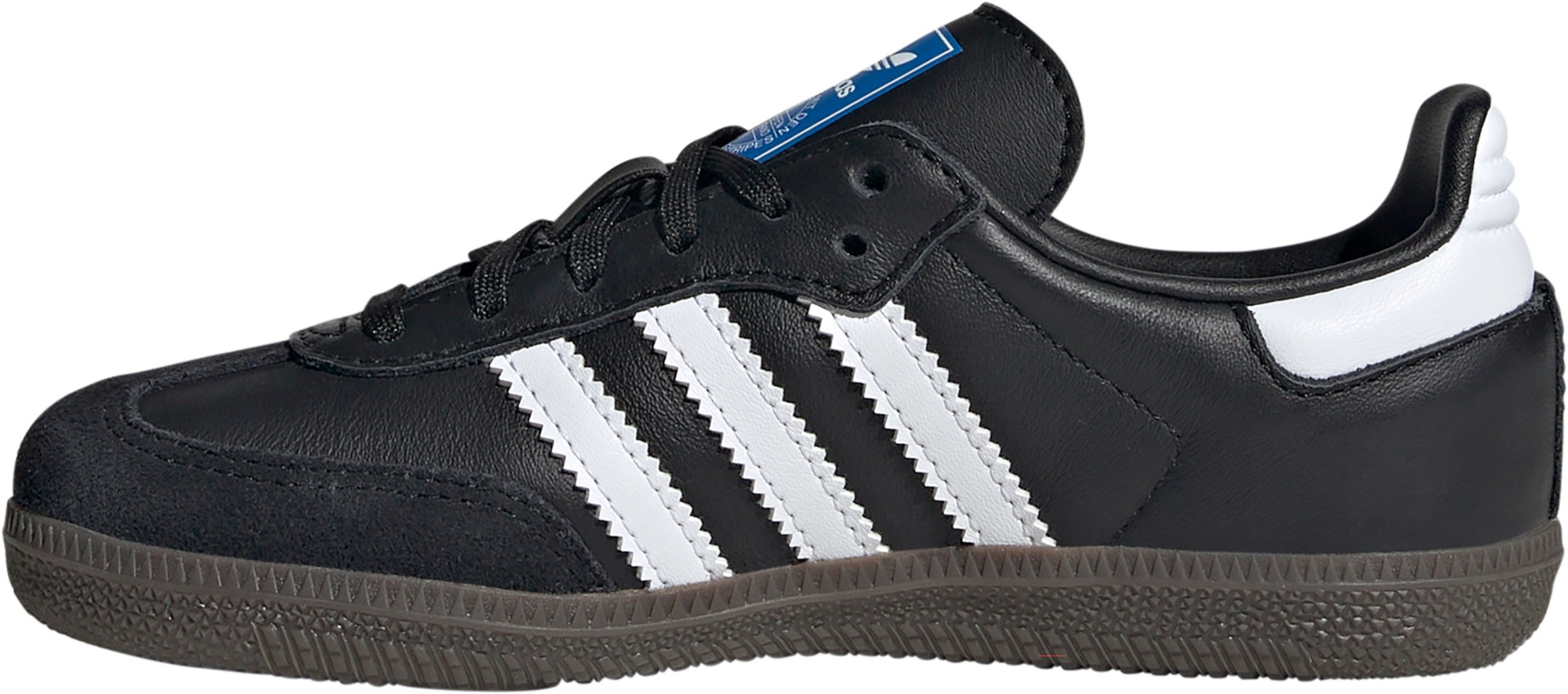 adidas Kids' Preschool Samba OG Shoes - Black/White/Gum - View 4