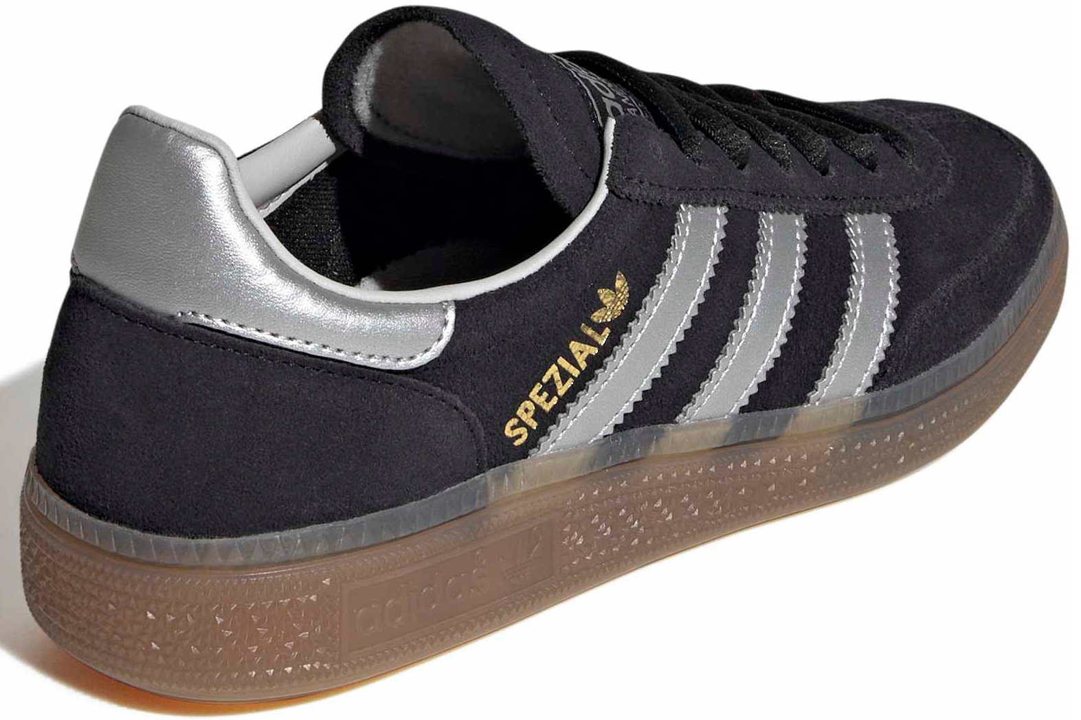 adidas Kids' Grade School Handball Spezial Shoes - Grey/Black/Black - View 6