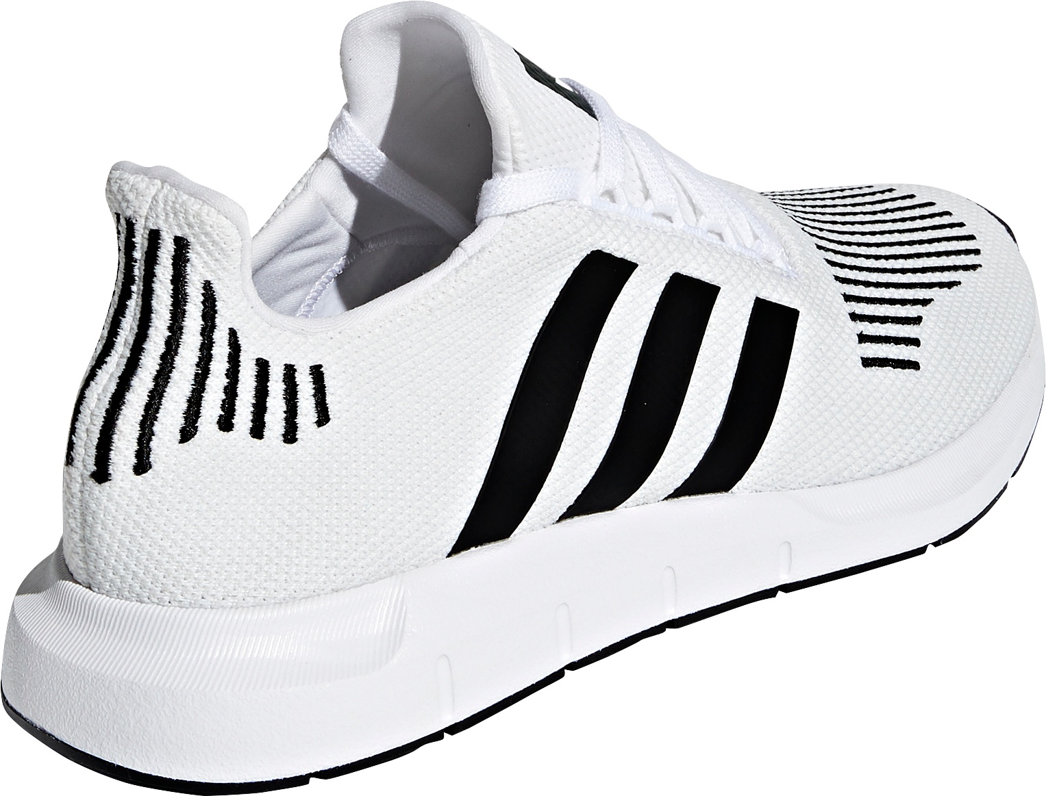 adidas Originals Men's Swift Run Shoes - White/Black - View 7