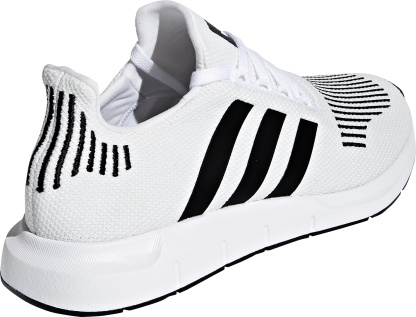 adidas Originals Men's Swift Run Shoes - White/Black - View 7