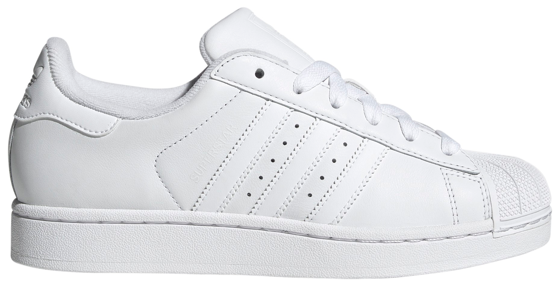 adidas Women's Superstar II Shoes - White/White - View 1