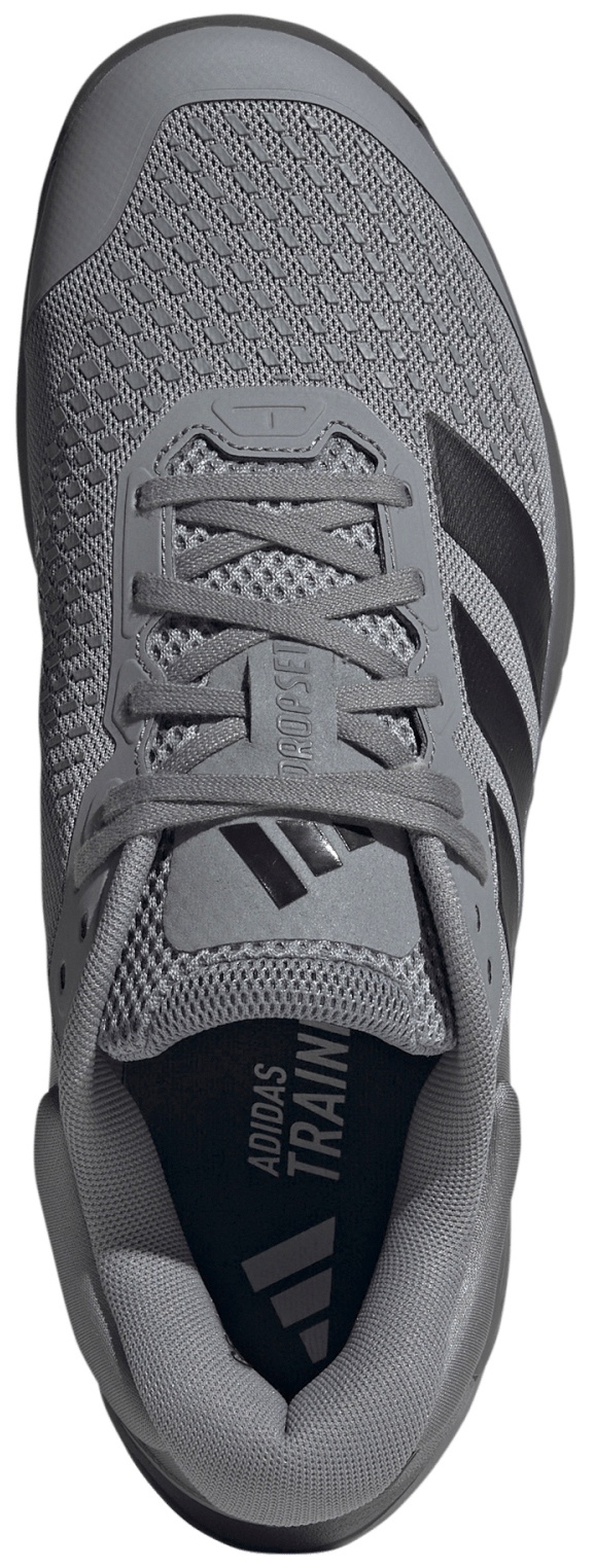 adidas Men's Dropset 4 Training Shoes - Grey/Carbon/Grey Five - View 2