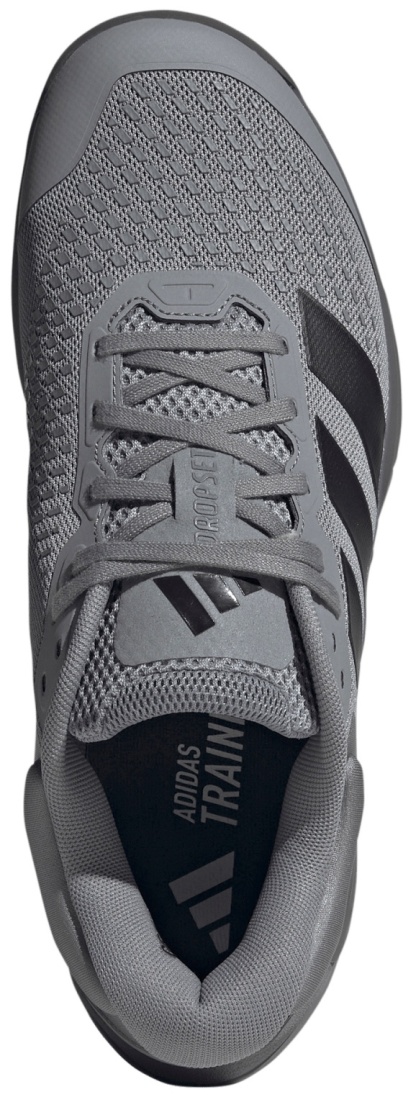 adidas Men's Dropset 4 Training Shoes - Grey/Carbon/Grey Five - View 2