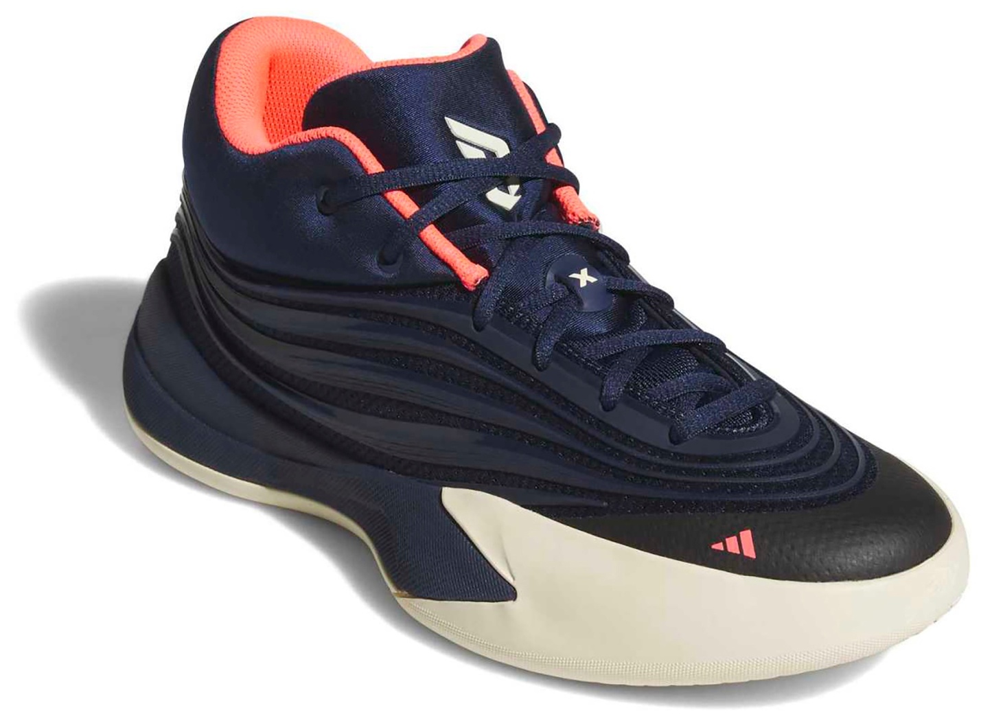 adidas Dame X ‘Lion's Den' Basketball Shoes - Night Indigo/Warm Vanilla/Solar Turbo - View 5