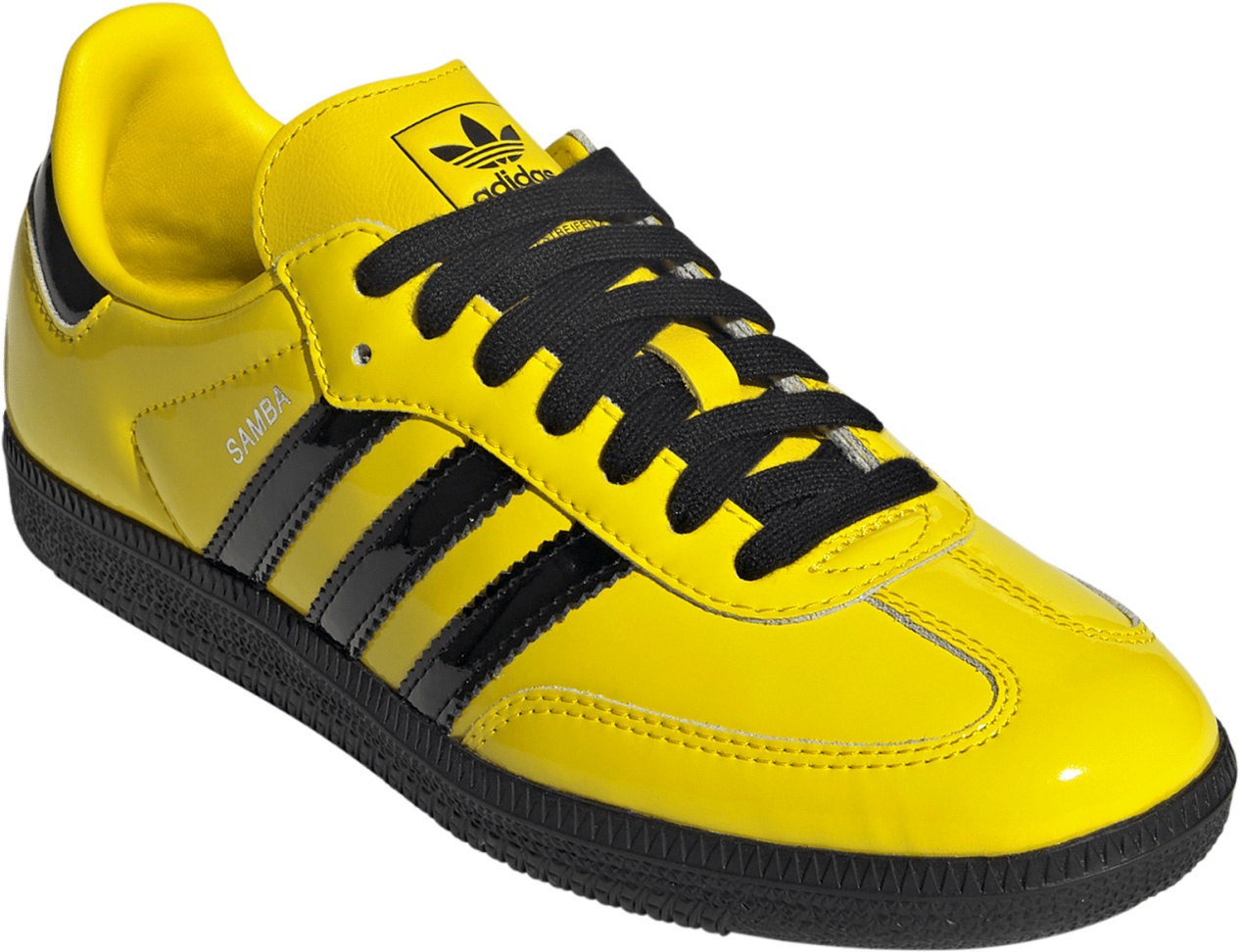 adidas Women's Samba OG Shoes - Yellow - View 5