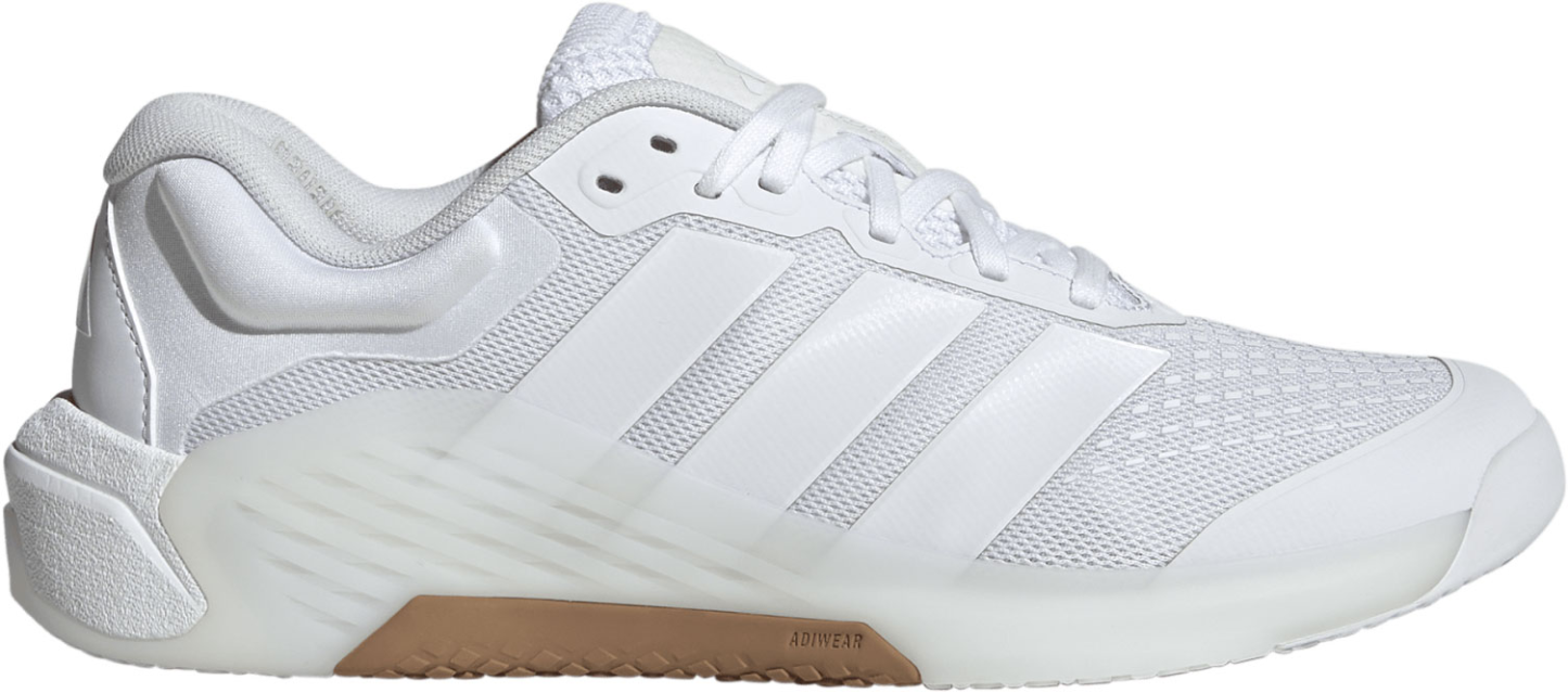 adidas Women's Dropset 4 Power Training Shoes - White/White - View 1