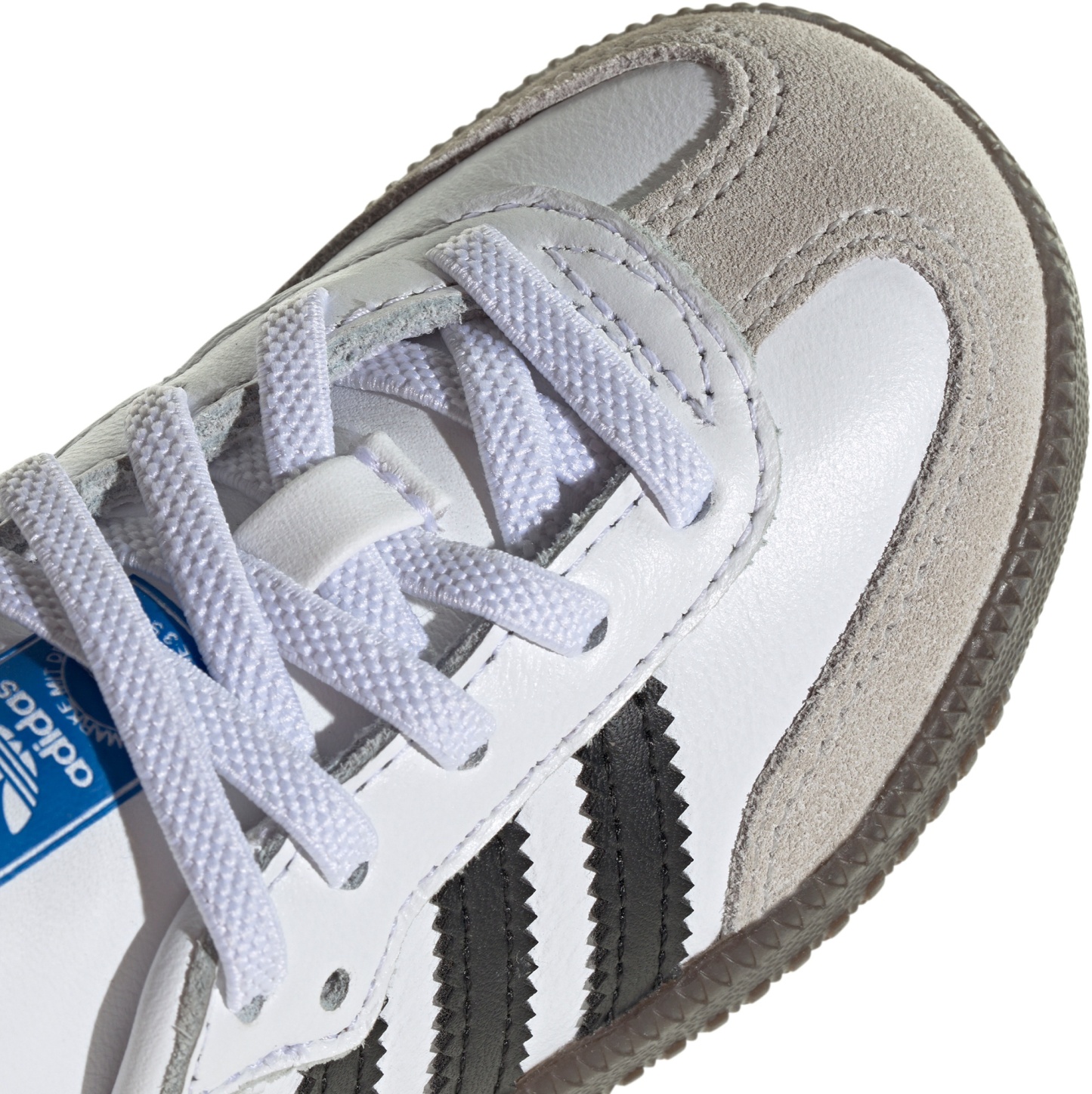 adidas Toddler Samba OG Shoes - White/Black/Gum - View 6