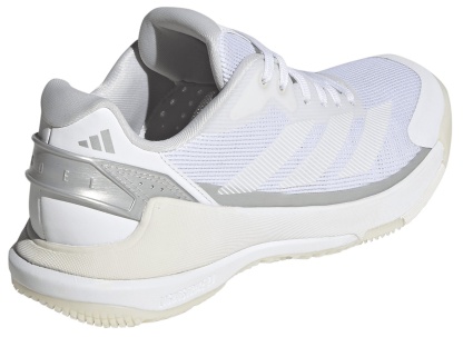 adidas Women's Crazyquick Lightstrike Padel Shoes - White/White/Zero Metallic - View 6