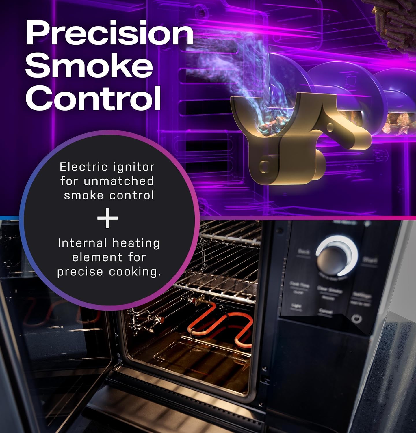 GE Profile™ Smart Indoor Pellet Smoker